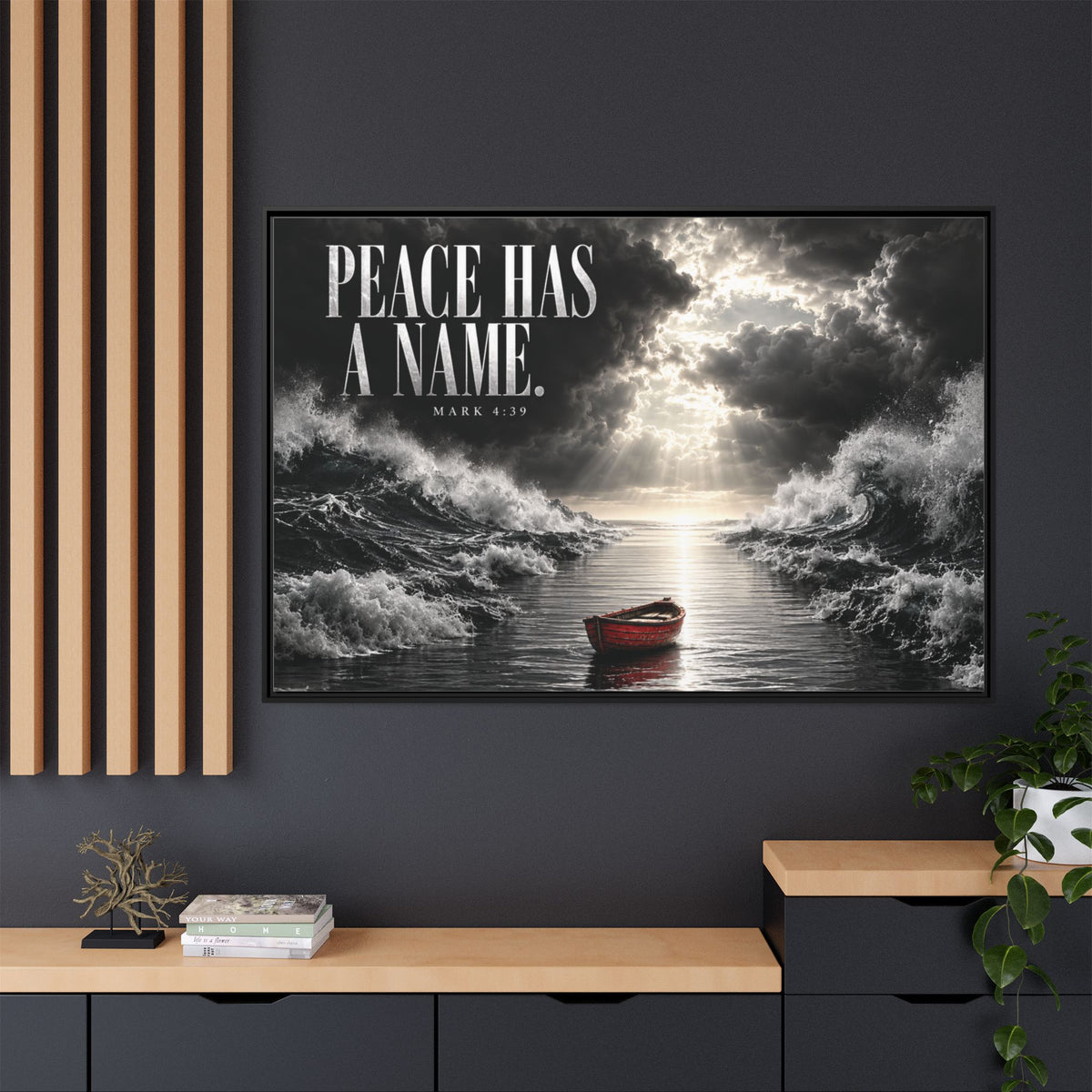 Peace Framed Canvas