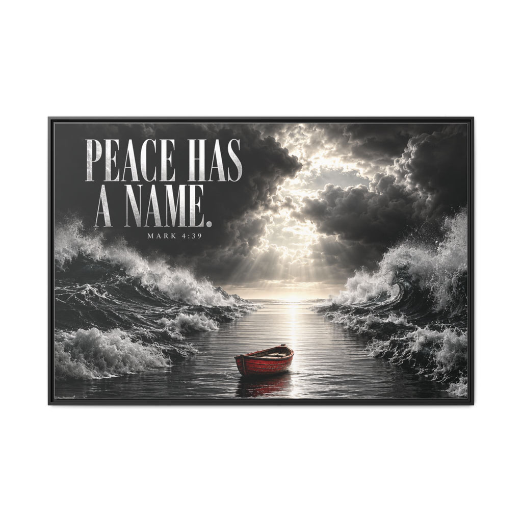 Peace Framed Canvas